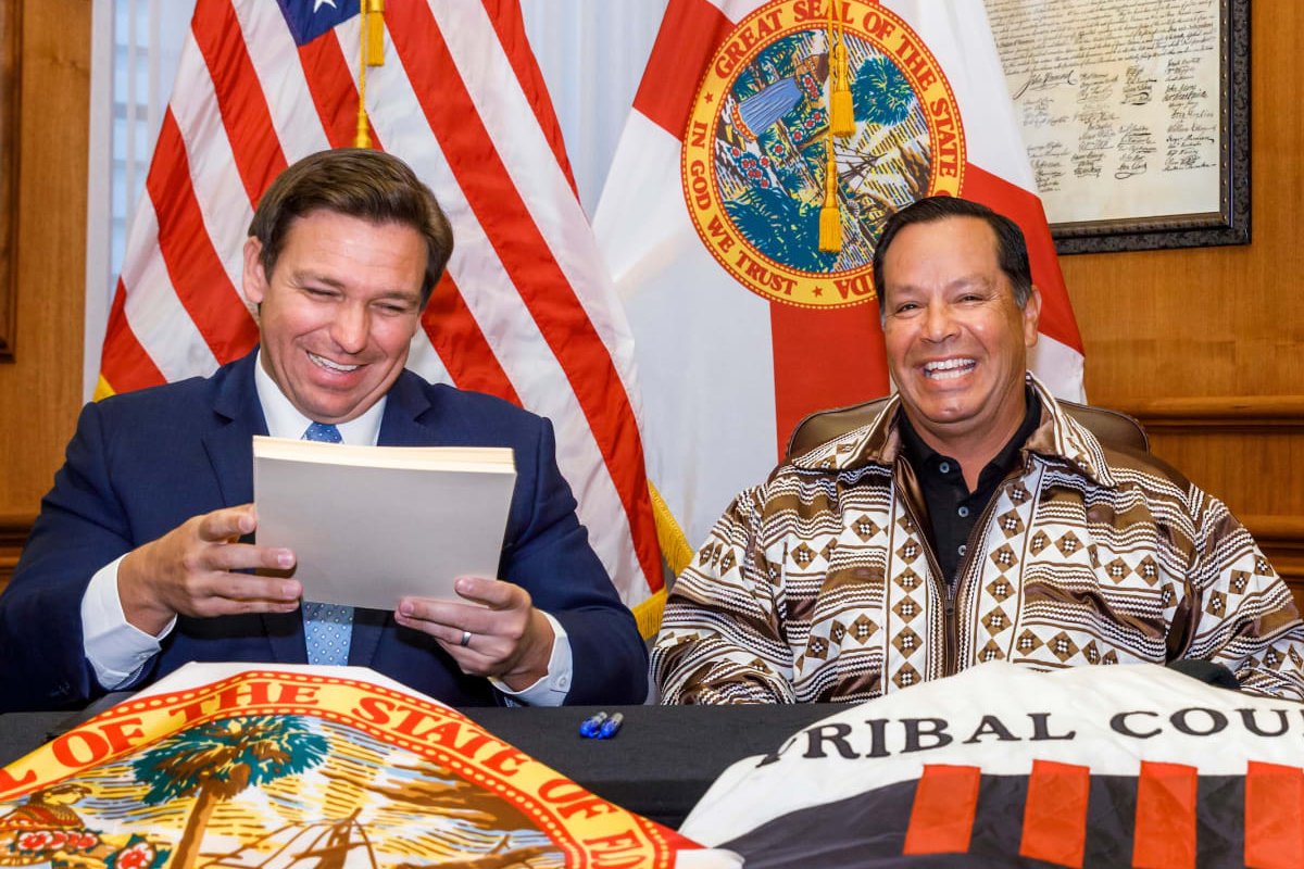 seminole-tribe-gives-$1m-to-florida-gov.-desantis-pac,-follows-new-gaming-compact
